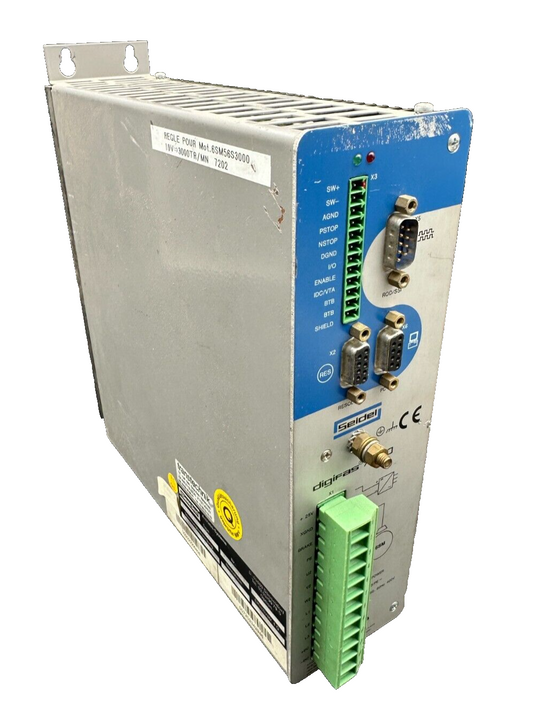 SEIDEL DIGIFAS 7202 KOLLMORGEN 3x400V 1.7kVA 2.8A AMPLIFICATEUR NUMERIQUE