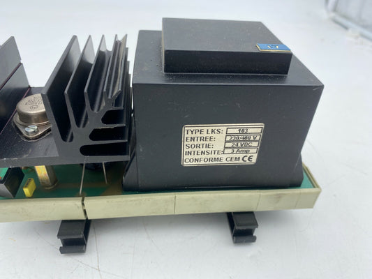 Power supply Type LKS 103230v 24vdc 3amp