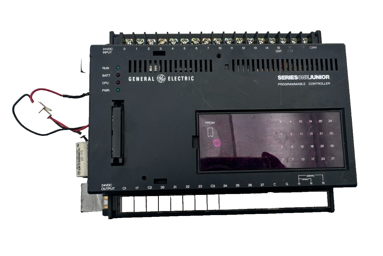 GE GENERAL ELECTRIC IC609SJR110A SERIES ONE JUNIOR PROGRAMMABLE CONTROLLER