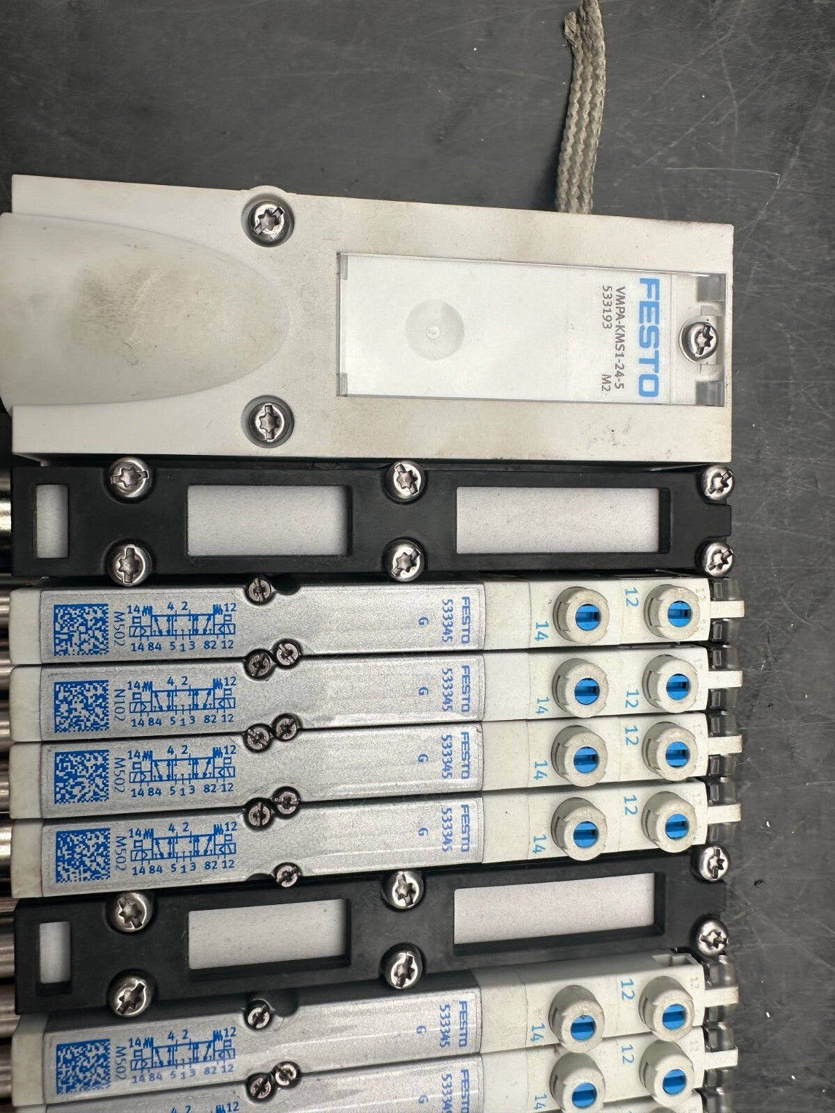 FESTO 533193 + 533345 + 539105 SOLEINOID VALVES x1pc - KLR Automation
