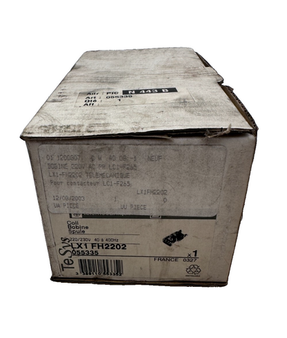 SCHNEIDER ELECTRIC LX1 FH2202 BOBINE 220/230V 40/400Hz