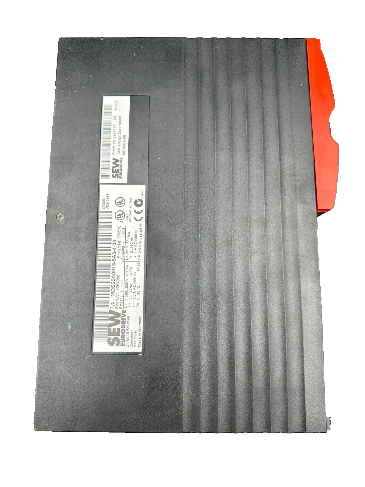 SEW EURODRIVE MDS60A0015-5A3-4-00 8264988 ONDULEUR + DBG11A-01 8226881