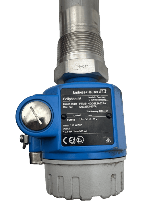 ENDRESS+HAUSER FTM51 - 4GG2L2A32AA SOLIPHANT M LEVEL SENSOR - KLR Automation