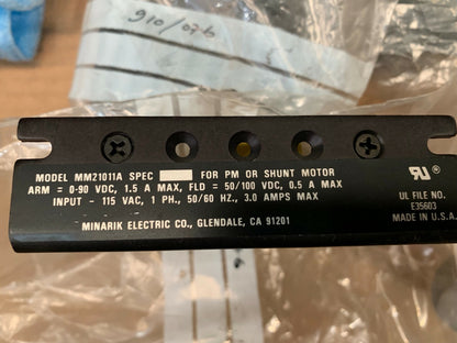 MM21011A Minarik Drives DC Drives