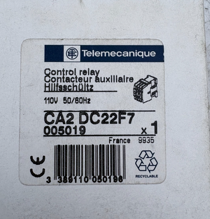 SCHNEIDER ELECTRIC CONTACTEUR AUXILIAIRE CA2 CD22F7 x1