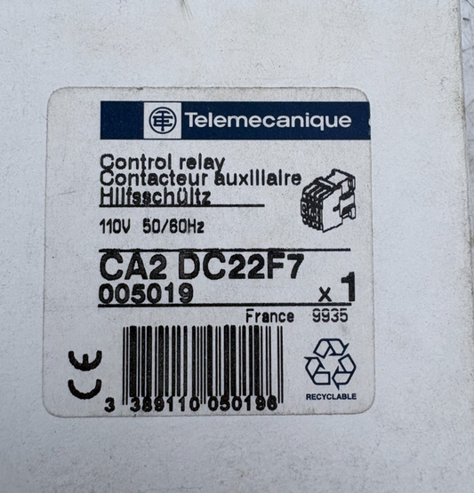 SCHNEIDER ELECTRIC CONTACTEUR AUXILIAIRE CA2 CD22F7 x1