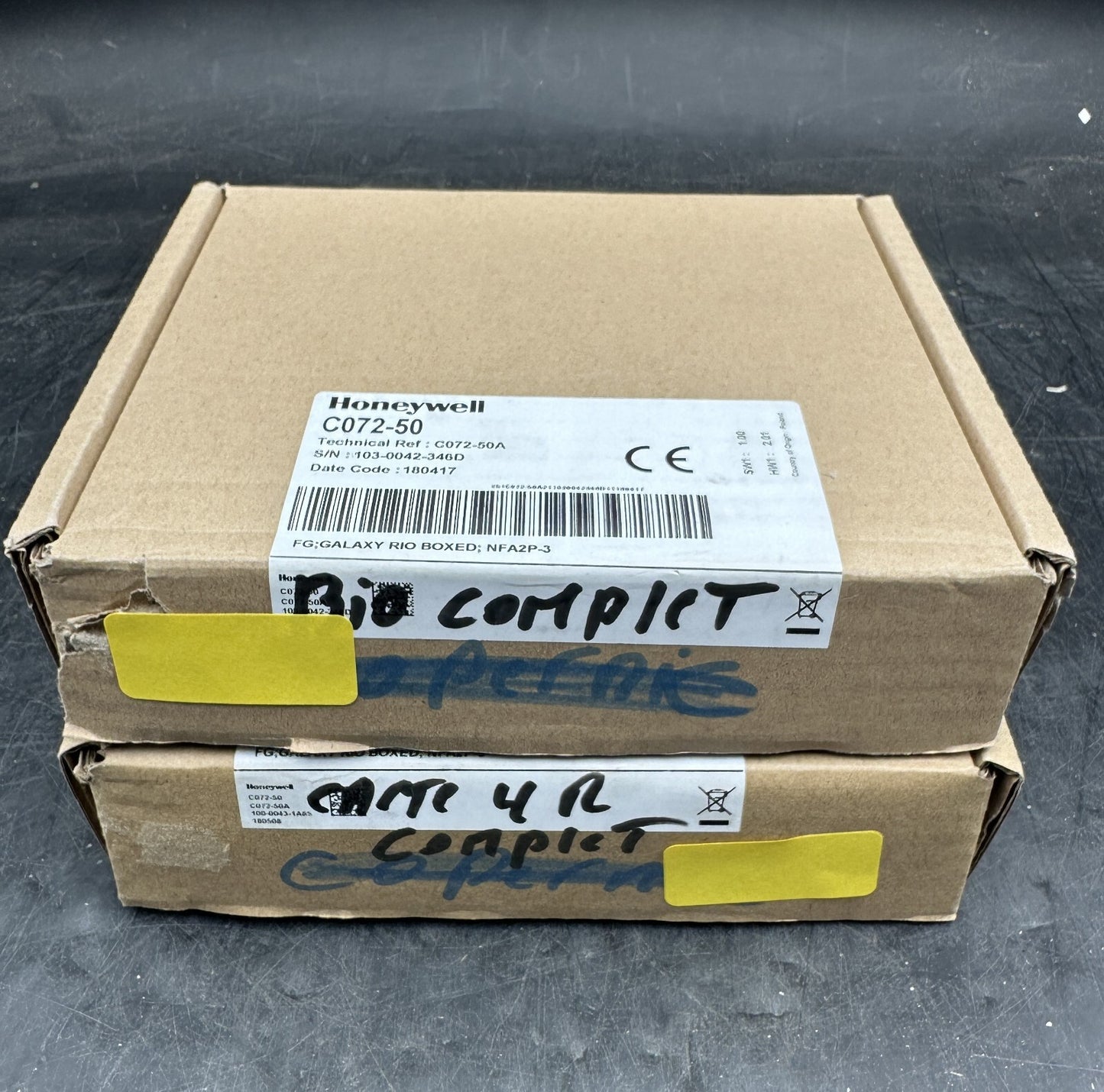 HONEYWELL C072 - 50 C072 - 50A FG GALAXY RIO BOXED NFA2P - 3 x1pc - KLR Automation