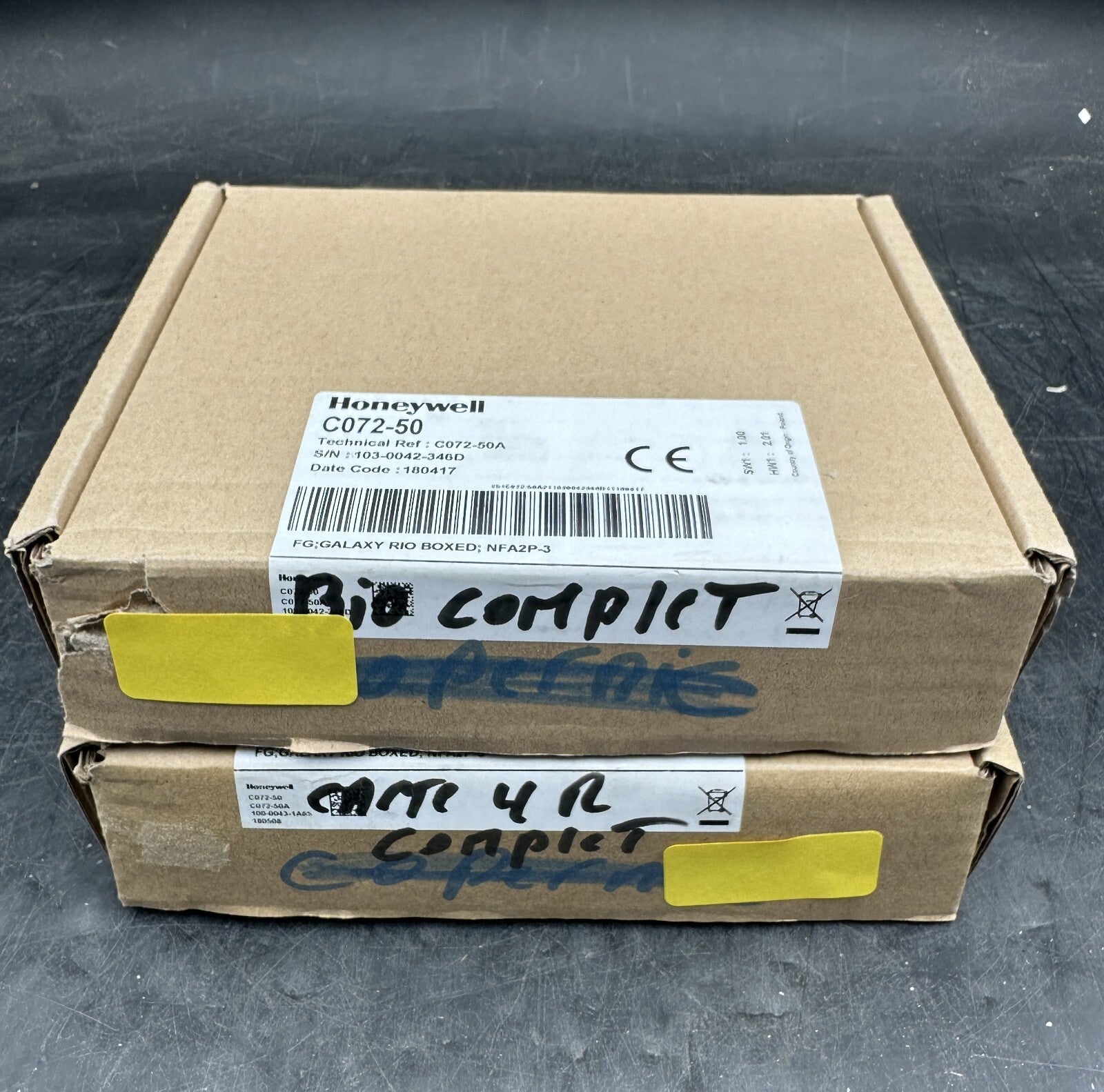 HONEYWELL C072 - 50 C072 - 50A FG GALAXY RIO BOXED NFA2P - 3 x1pc - KLR Automation