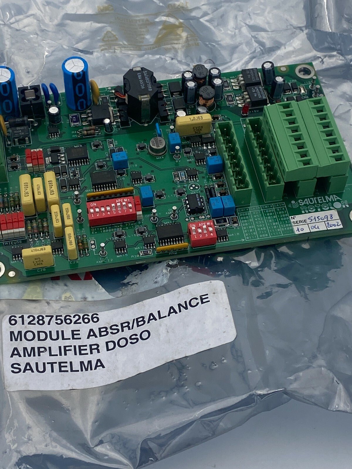 rotolok sautelma Minismart Doso CARD ABSR amplifier - KLR Automation