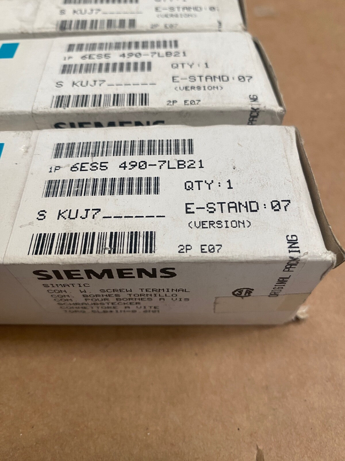 13 pc x Siemens 6ES5 490 - 7LB21 Connector with Screw Type Terminal Neuf - KLR Automation