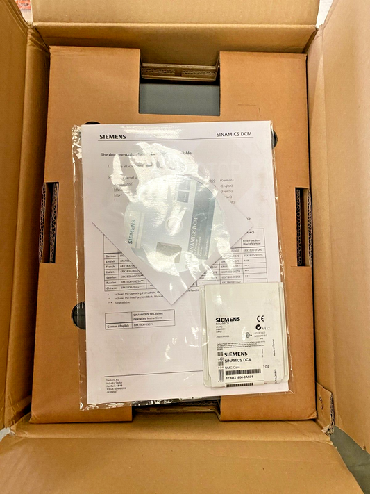 SIEMENS 6RA8028-6DV62-0AA0-Z G00 S01 SINAMICS DCM DC-CONVERTER NEW IN BOX
