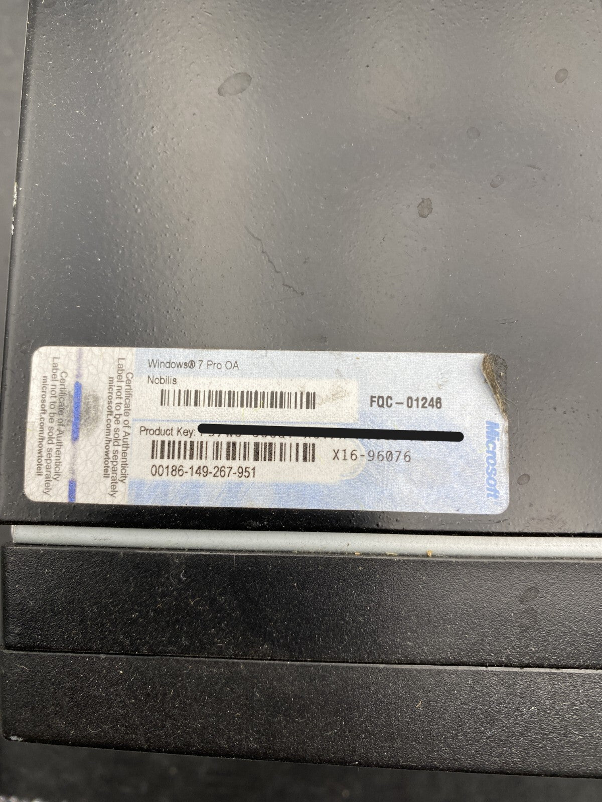 DELARUE PC 700-2074-008 REV A WINDOWS 7 PRO PROCESSEUR INTEL DDR2