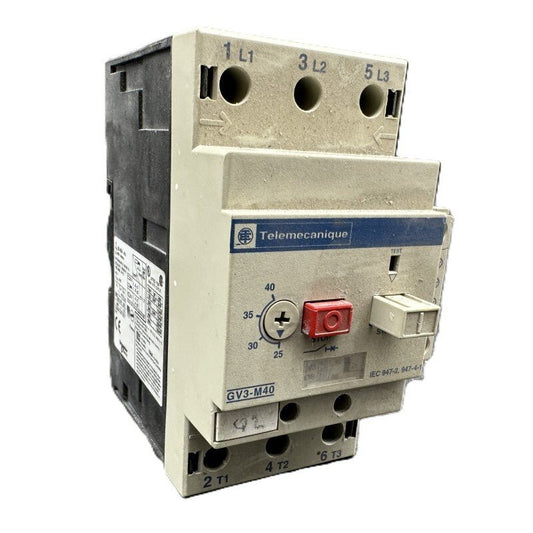 TELEMECANIQUE GV3 - M40 + GV1 - A01 CONTACTEUR - KLR Automation