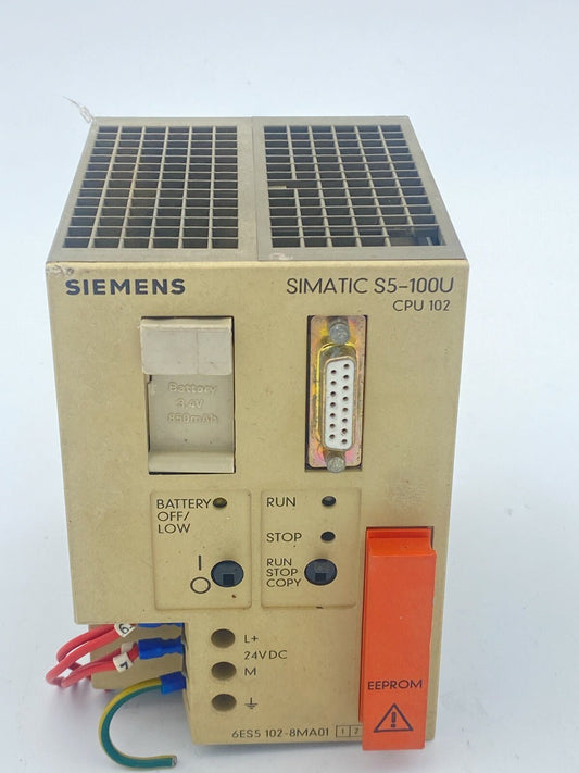 Siemens Simatic S5 6ES5 102 - 8MA01 - KLR Automation