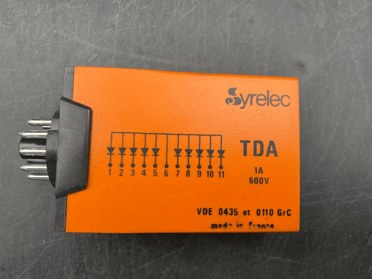 SET OF CROUZET SYRELEC TDC TDA TIDR 24V TIDR 220 - 240V + ES12 RELAY DIODE - KLR Automation