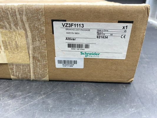 SCHNEIDER ELECTRIC VZ3F1113 BRAKING UNIT PACKAGE SIZE 15V 690V - KLR Automation