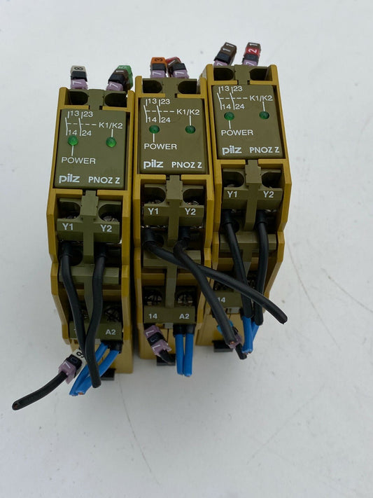 3pc x PILZ 675500 PNOZ - Z 2S Industrial Relay - KLR Automation