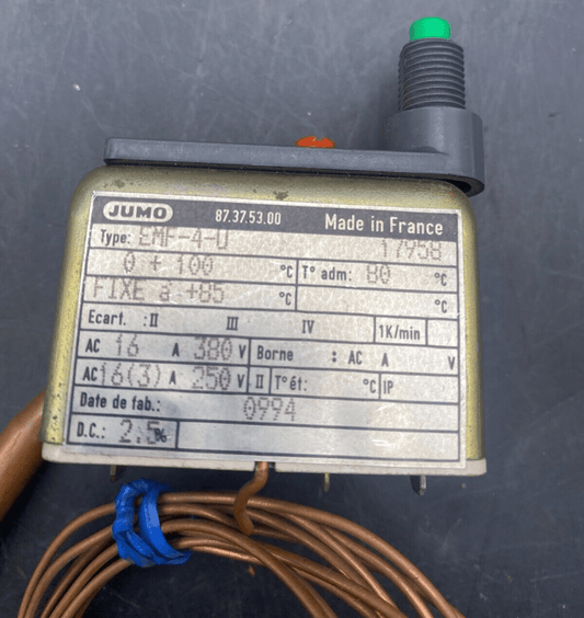 JUMO EMF - 4 - U 17958 87.37.53.00 THERMOSTAT SWITCH - KLR Automation