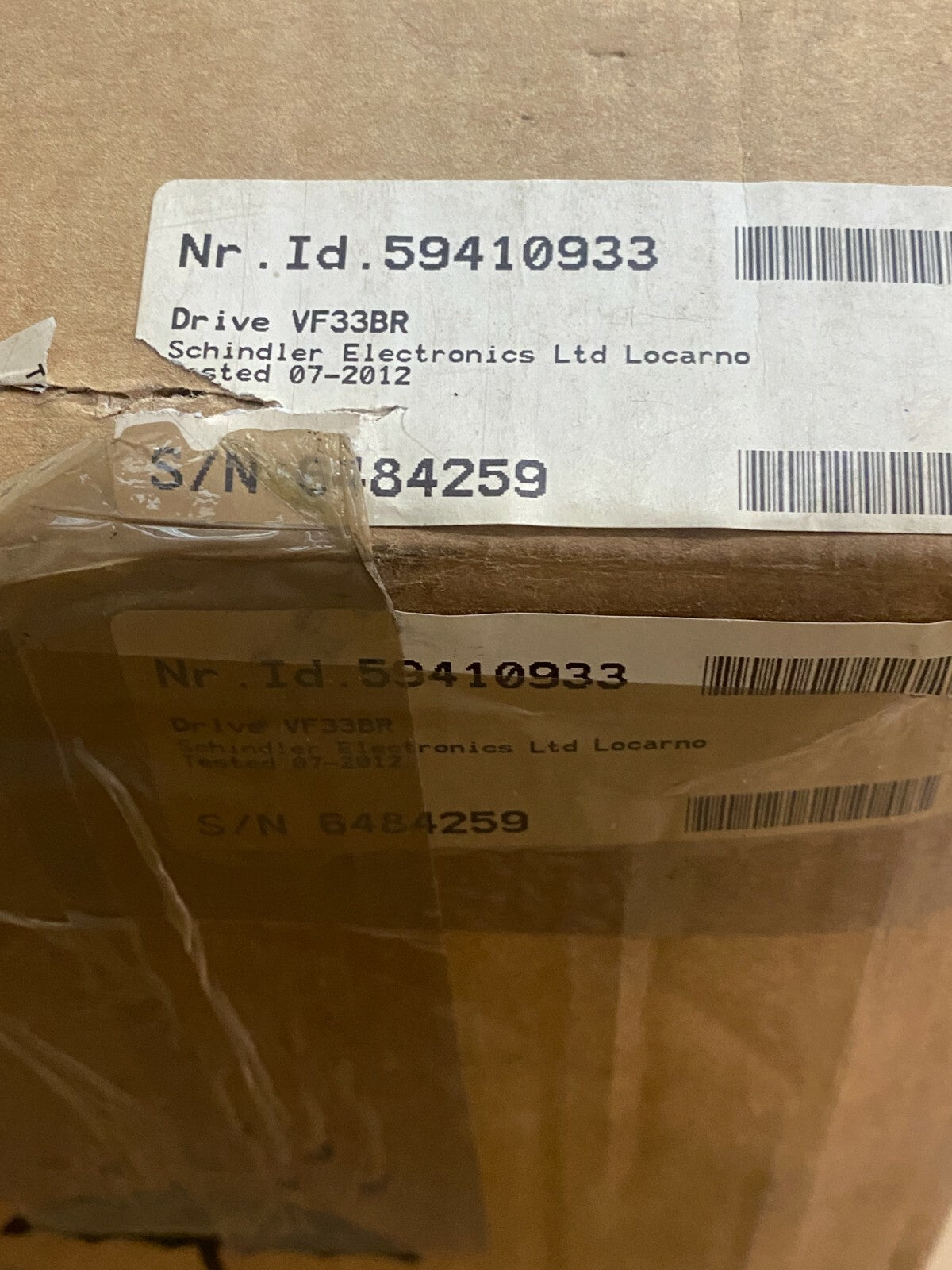 VARIATEUR SCHINDLER VARIODYN VF33BR 59410933 DR-VAB33