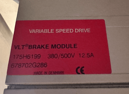DANFOSS VLT TYPE 3008 175H7268 380 - 415V VARIABLE SPEED DRIVE + VLT BRAKE MODULE - KLR Automation