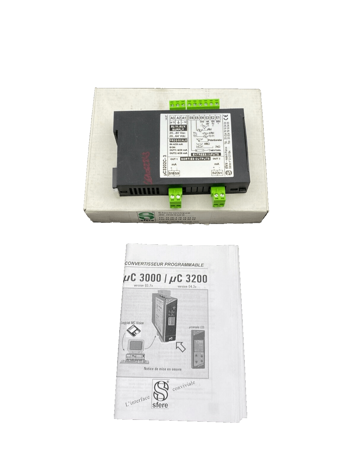 ARDETEM SFERE C3200 µC3202C - 3 CONVERTISSEUR PROGRAMMABLE - KLR Automation