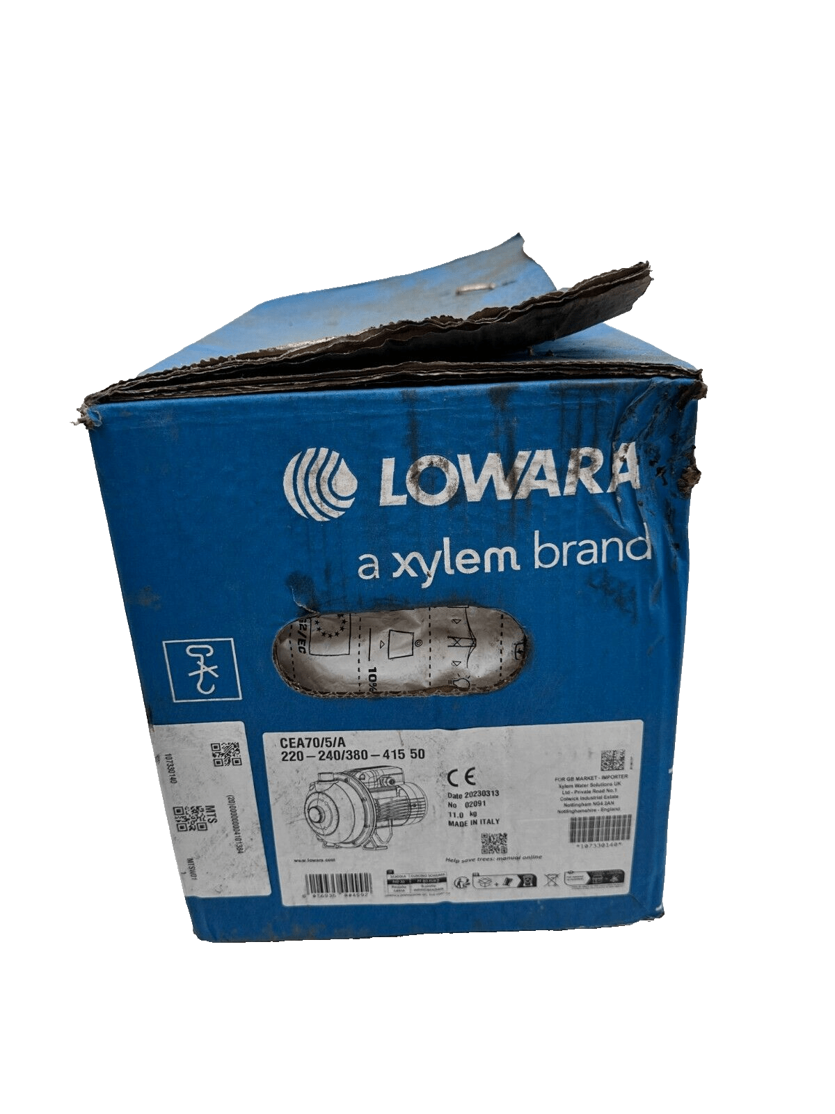 LOWARA CEA70/5/A 220 - 240/380 - 415 50 POMPE CENTRIFUGE - KLR Automation