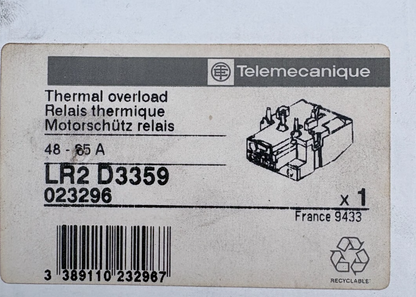 TELEMECANIQUE RELAIS TERMIQUE LR2 D3359 x1