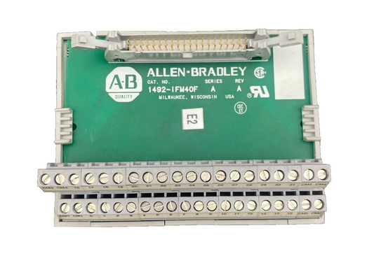 ALLEN BRADLEY 1492-IFM40F SERIE A REV A ANALOG INTERFACE MODULE x2pc