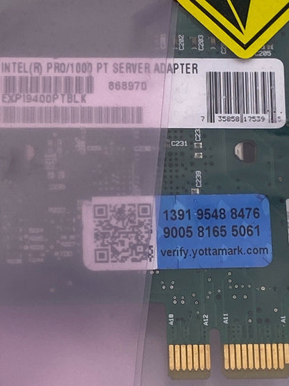 LOT OF 11 INTEL PRO/1000 PT EXPI9400PT SINGEL PORT SERVER Intel - KLR Automation