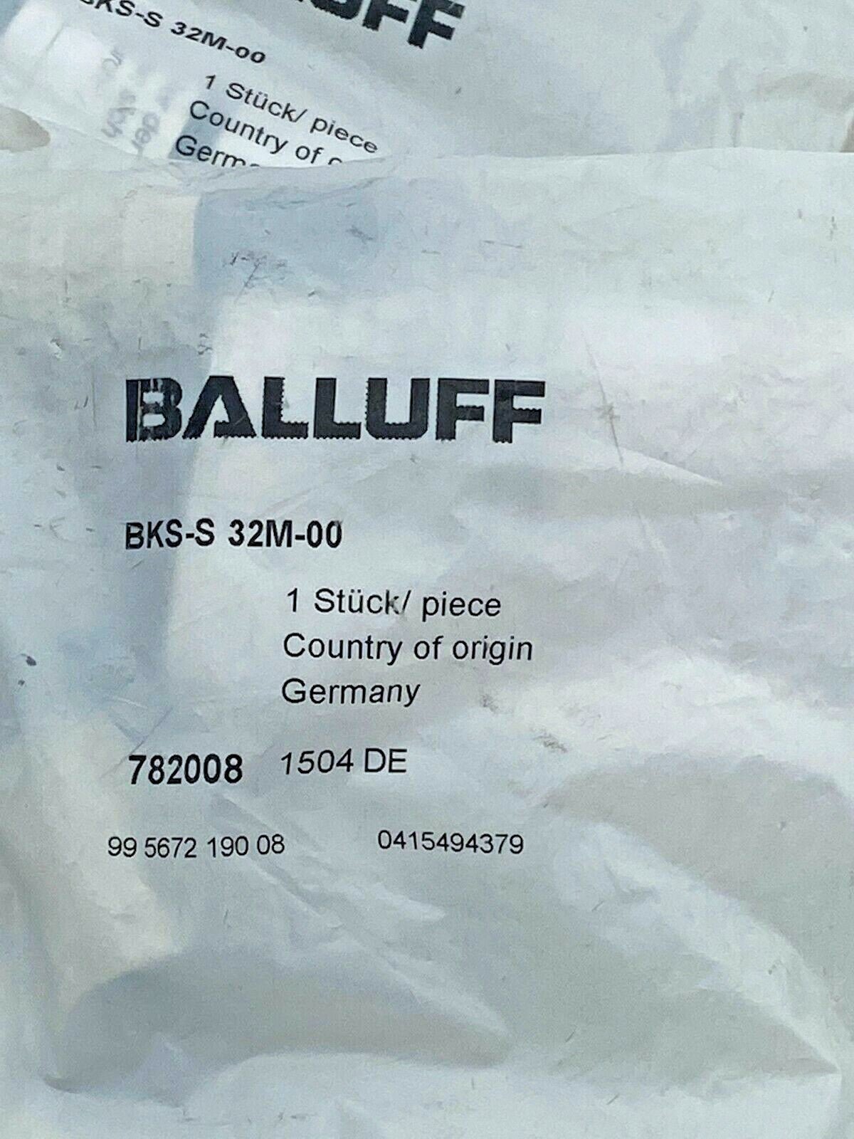 10pc x Connecteur DIN BALLUFF Femelle M16 BK - S 32M - 00 782008 - KLR Automation