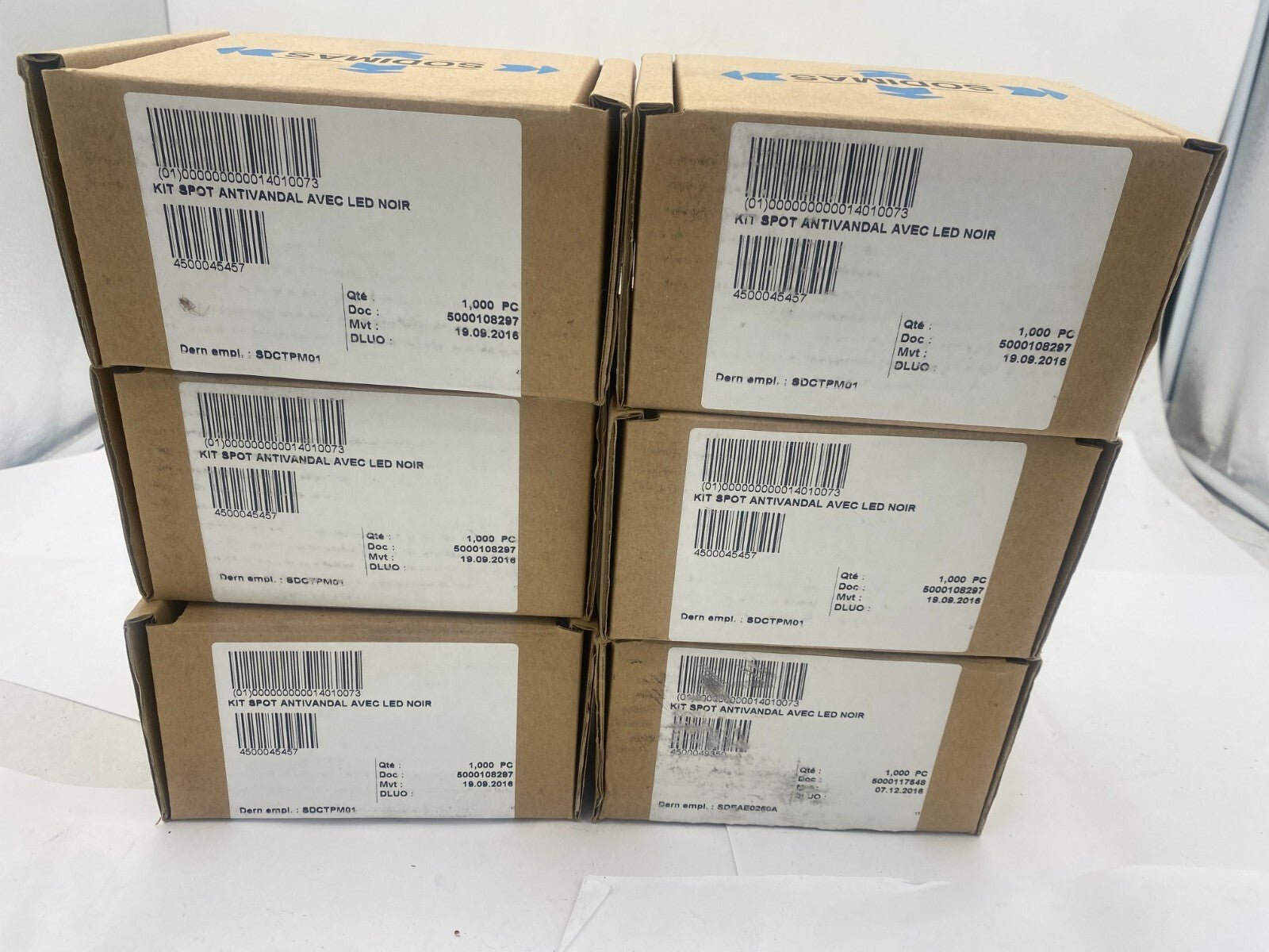 6pc X SODIMAS 14010075 5000108297 ANTIVANDALISM SPOTLIGHT Elevator parts lift - KLR Automation