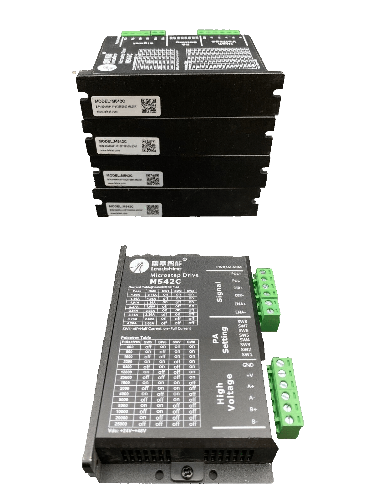 LEADSHINE M542C MICROSTEP DRIVE x1pc - KLR Automation