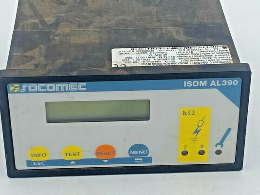 SOCOMEC Insulation Monitoring Device ISOM AL390C Art. No: 47339612 AL390 - KLR Automation