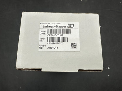 Endress + Hauser Commulog  CPF81D-7LH21