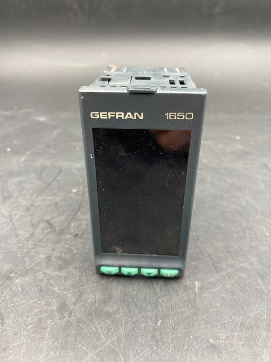 GEFRAN 1650 F064847 TYPE 1650V - R - RR0 - 0 - 0 - 00 - 0 - 00 - 00 - 1 - 00 OPERATOR INTERFACE - KLR Automation
