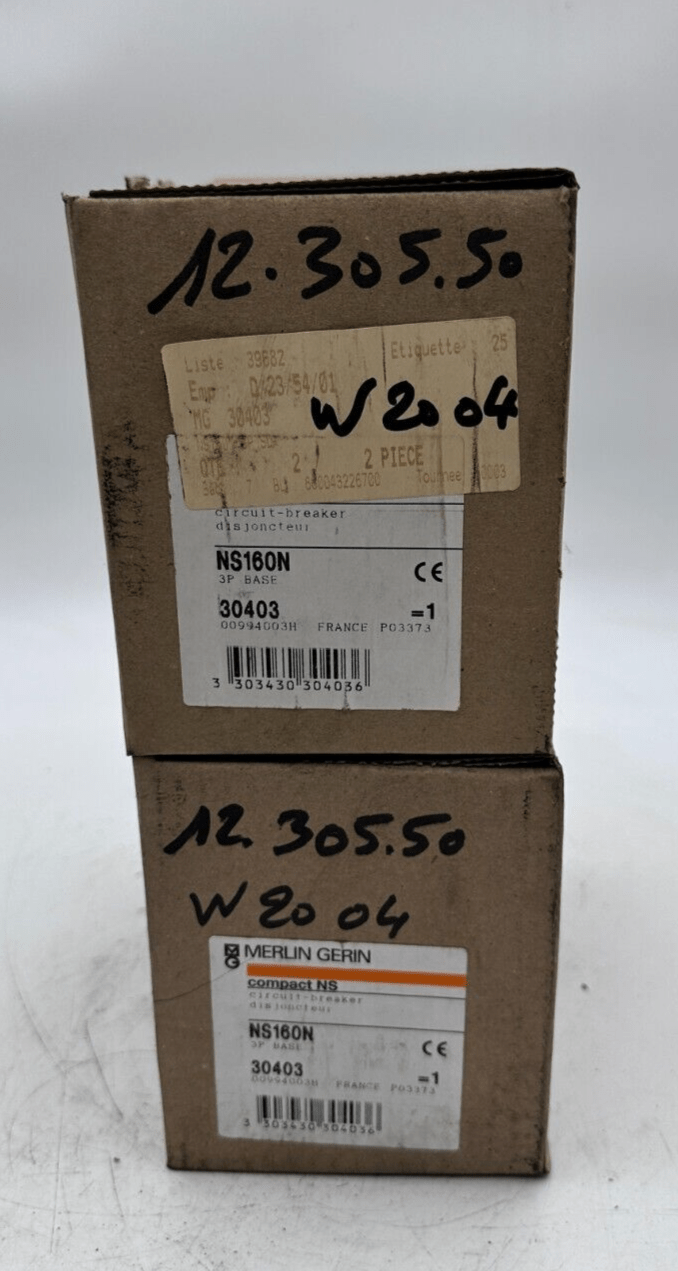 MERLIN GERIN NS160N 3P BASE 30403 DISJONCTEUR x1pc - KLR Automation