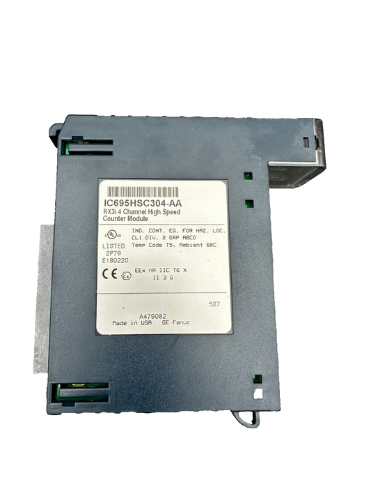 GENERAL ELECTRIC FANUC IC695HSC304-AA RX3I 4 CHANNEL HIGH SPRRD COUNTER MODULE
