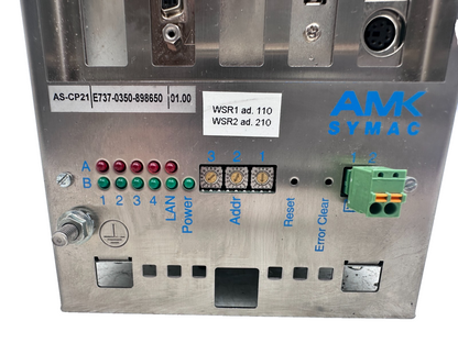 AMK SYMAC AMKASYN AS-CP21-512 VERSION 01.00 WINDOWS WSR1 ad. 110 WSR2 ad. 210
