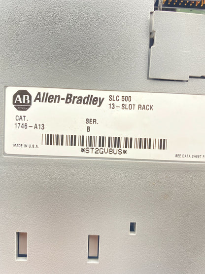 1pc x Allen Bradley 1746 - P2 power supply SLC 500 + Rack 13 - slot 1746 - A13 - KLR Automation