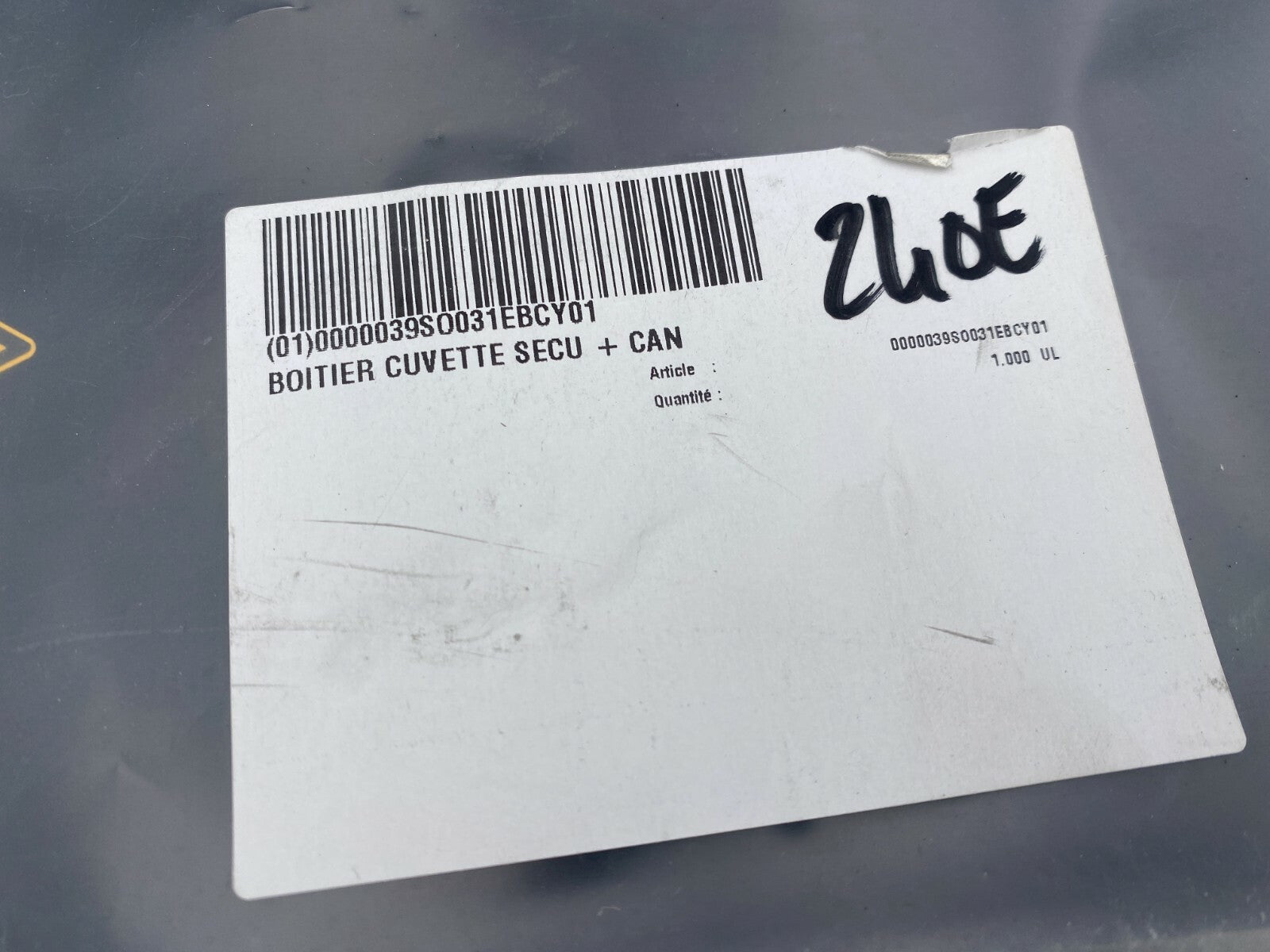 sodimas boitier cuvette Securite + Can 39SO031EBCY01 - KLR Automation