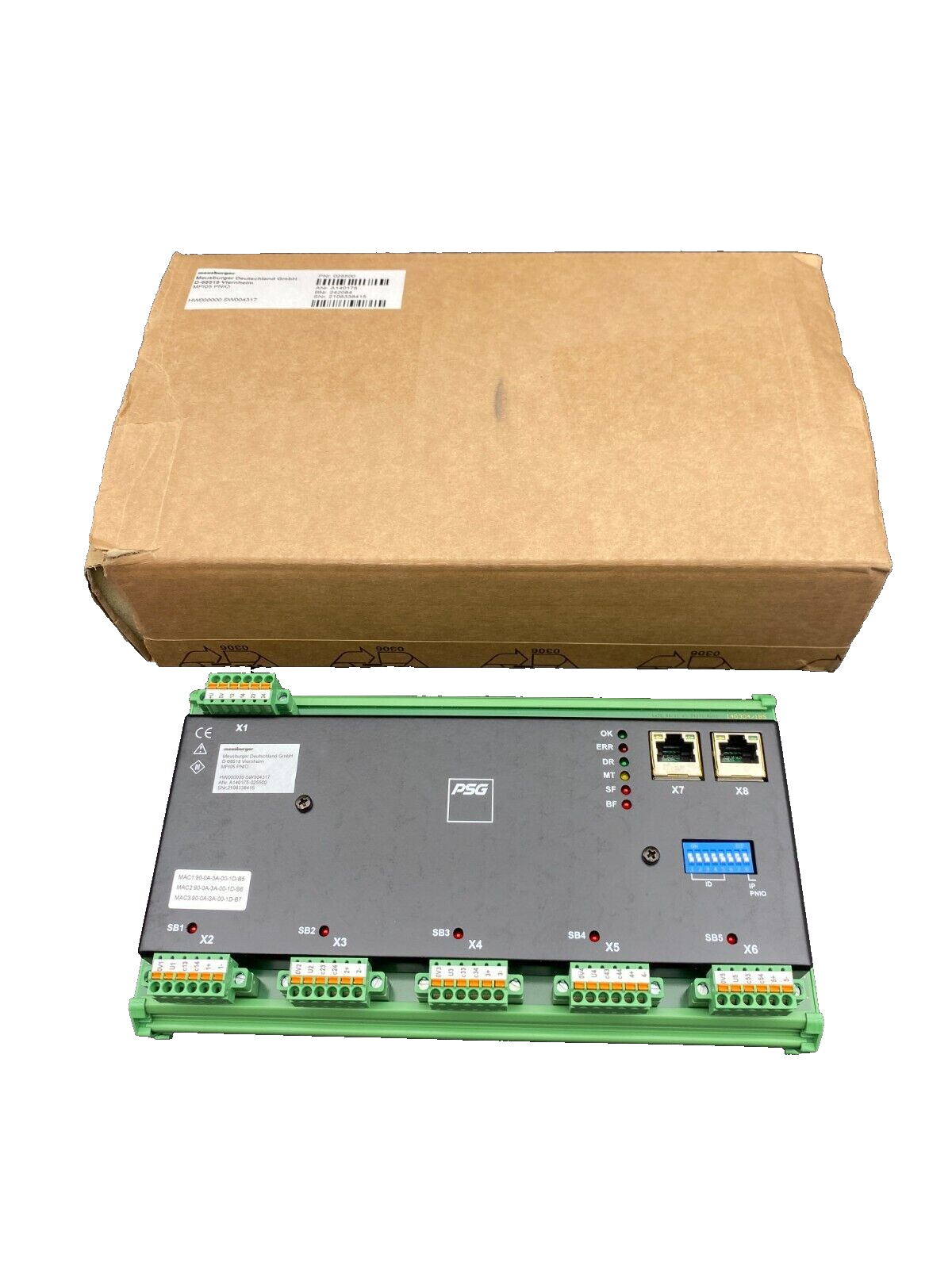 MEUSBURGER PSG MPI 05 PNIO A140175 025500  MODULE 5 ENTREES DE MESURES DMS x1pc