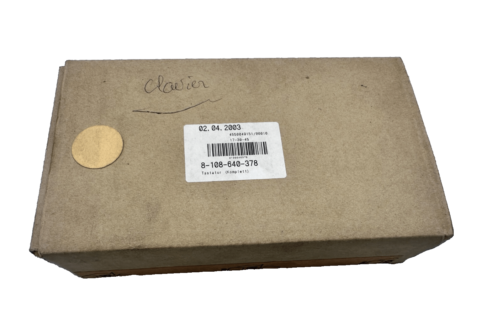 8 - 108 - 640 - 378 8108640378 CLAVIER - KLR Automation