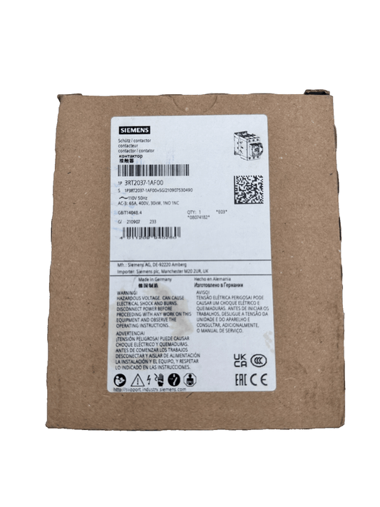 SIEMENS 3RT2037 - 1AF00 CONTACTEUR - KLR Automation