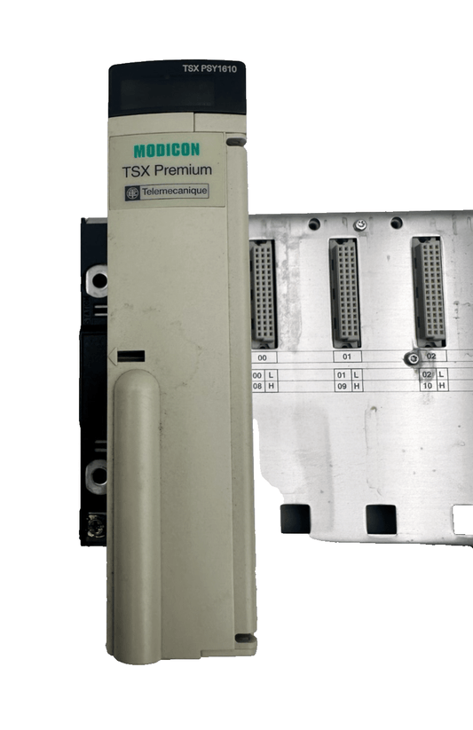 TELEMECANIQUE TSXPSY1610 PV:03 RL:02 24VDC 16W POWER SUPPLY + TSXRKY8 - KLR Automation