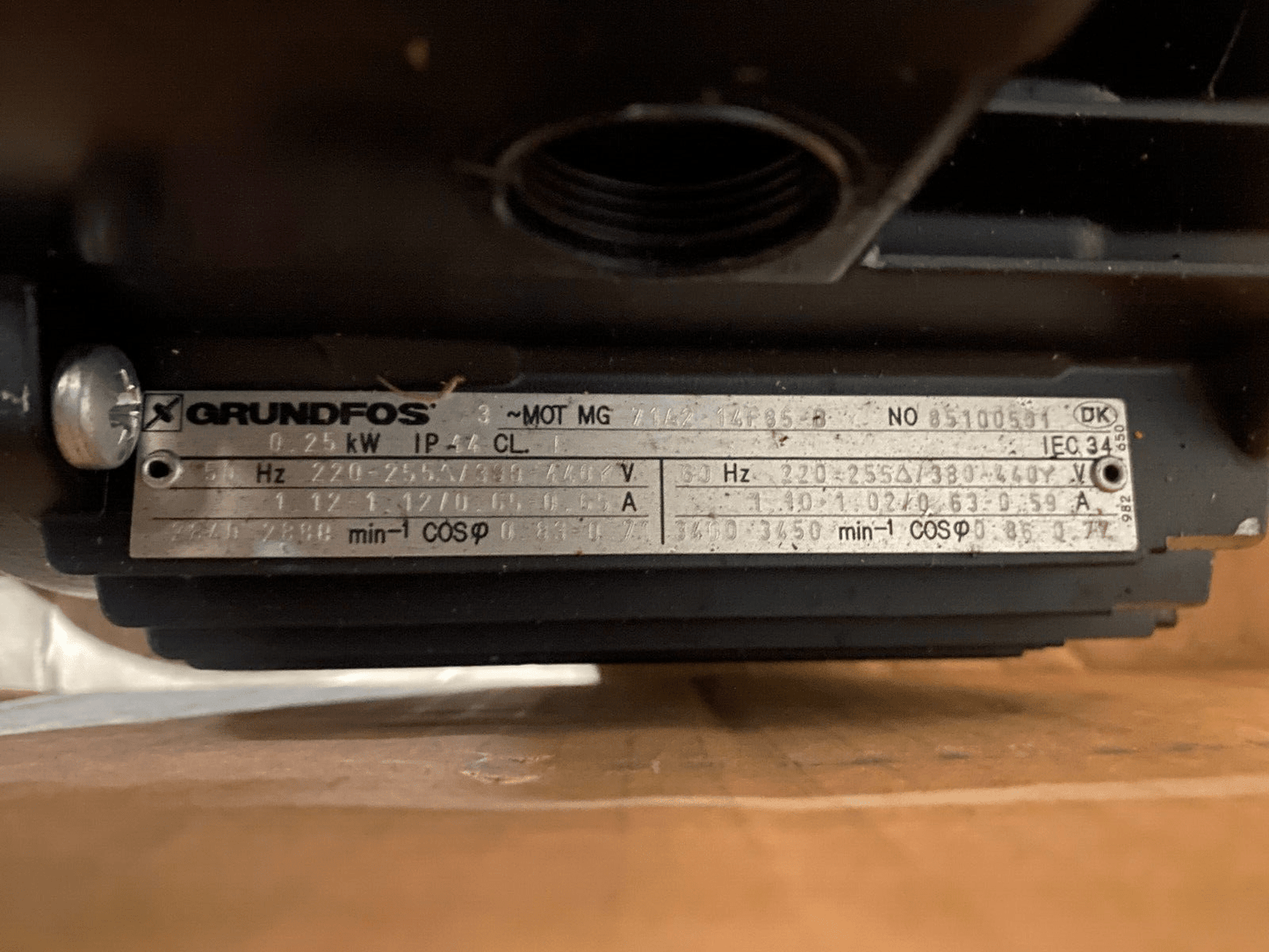 GRUNDFOS SPK 1 - 11 39AB0411 C 9023 2850 MIN - 1 1M3/H 29M 0.25 kW - KLR Automation