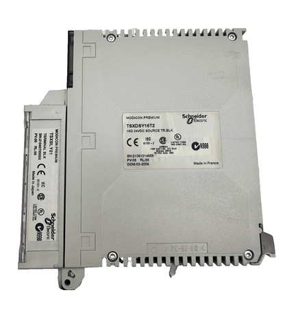 SCHNEIDER ELECTRIC TSXDSY16T2 PV:05 RL:05 16Q 24VDC SOURCE TR.BLK + TSXBLY01 - KLR Automation
