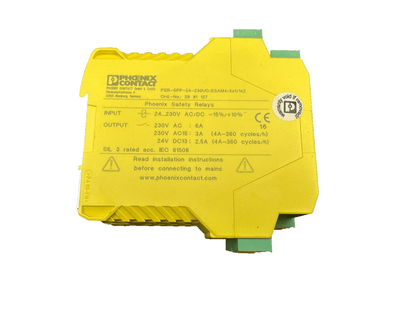 PHOENIX CONTACT 2981127 PSR - SPP - 24 - 230UC/ESAM4/3x1/1x2 SAFETY RELAY - KLR Automation