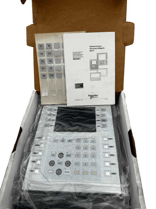 TELEMECANIQUE XBTF011110 MAGELIS GRAPHIC TERMINAL + XBT MEM 32 LAMPE MANQUANTE - KLR Automation