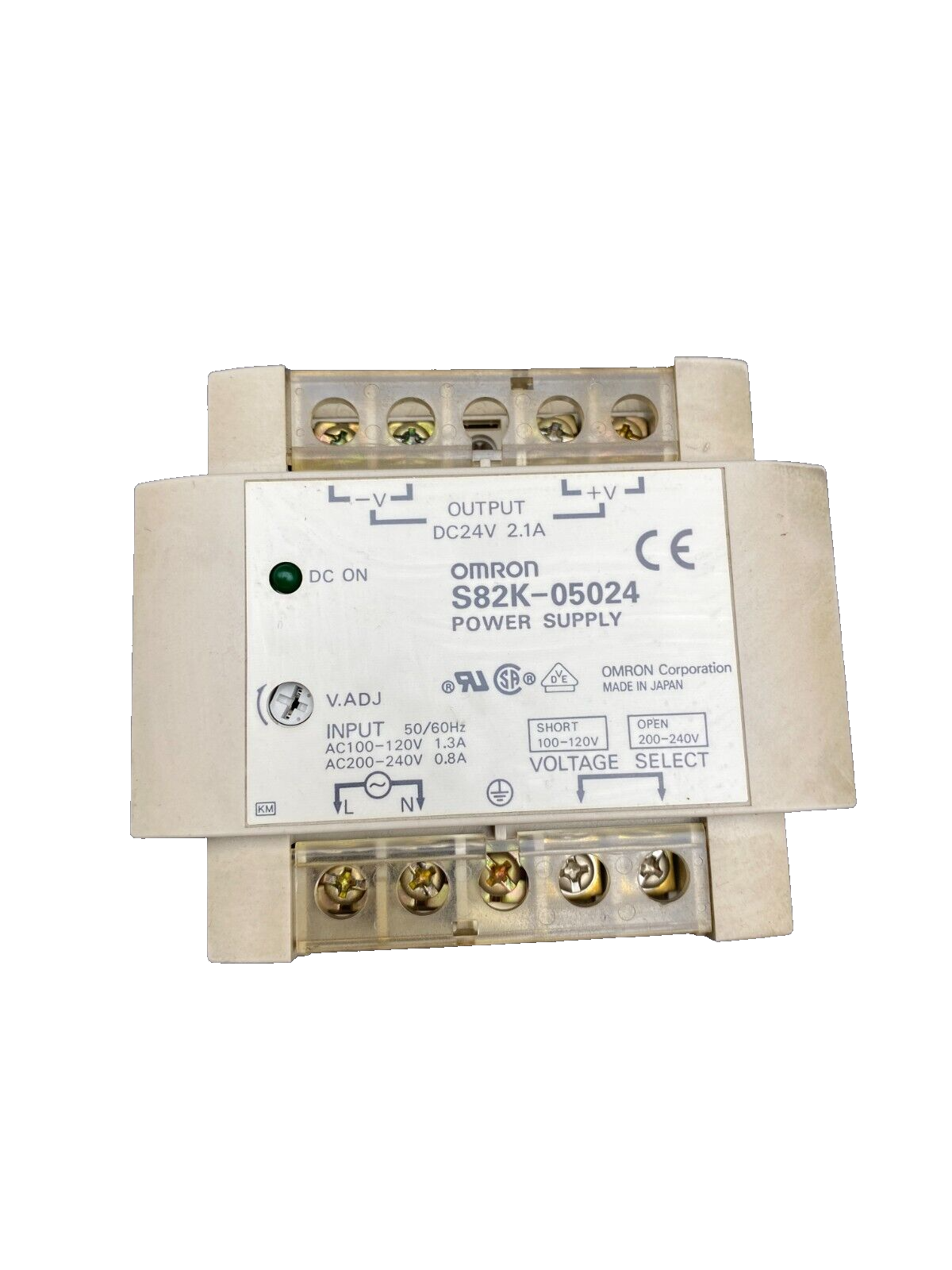 OMRON S82K-05024 POWER SUPPLY 24VDC 2.1A x5pc