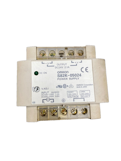 OMRON S82K-05024 POWER SUPPLY 24VDC 2.1A x5pc